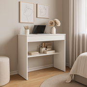 Mesa Computador Multiuso Escritório 1 Gaveta Prateleira Mais Vendida