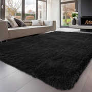 Tapete Felpudo 2,00 x 3,00 Sala Quarto Preto