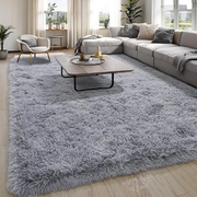 Tapete Felpudo 2,00 x 3,00 Sala Quarto Cinza