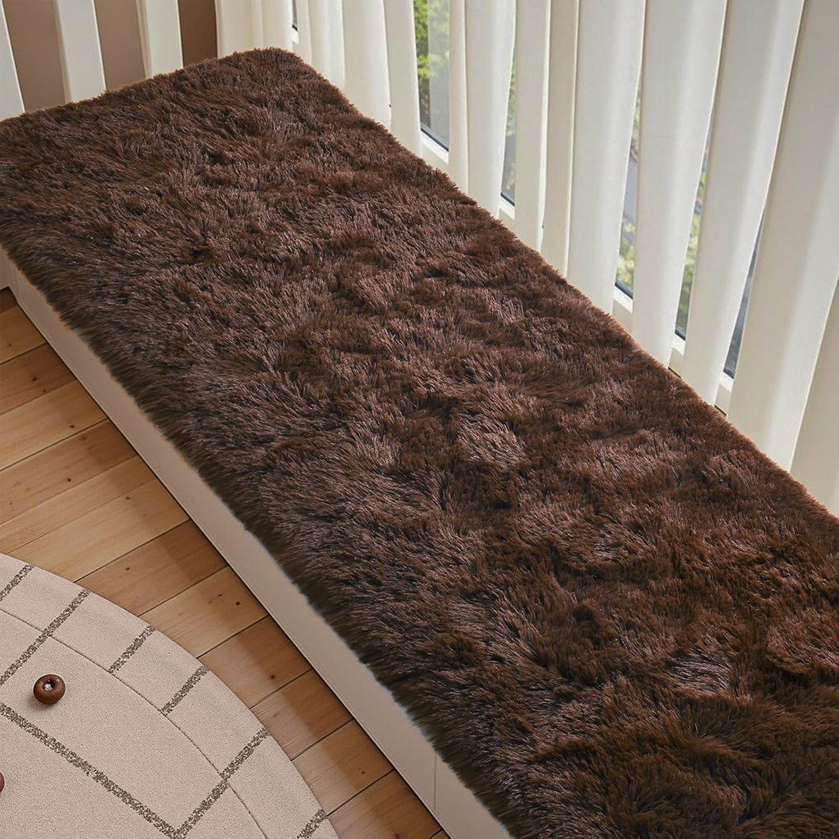 Tapete Passadeira 0,60 x 1,00 Felpudo Chocolate