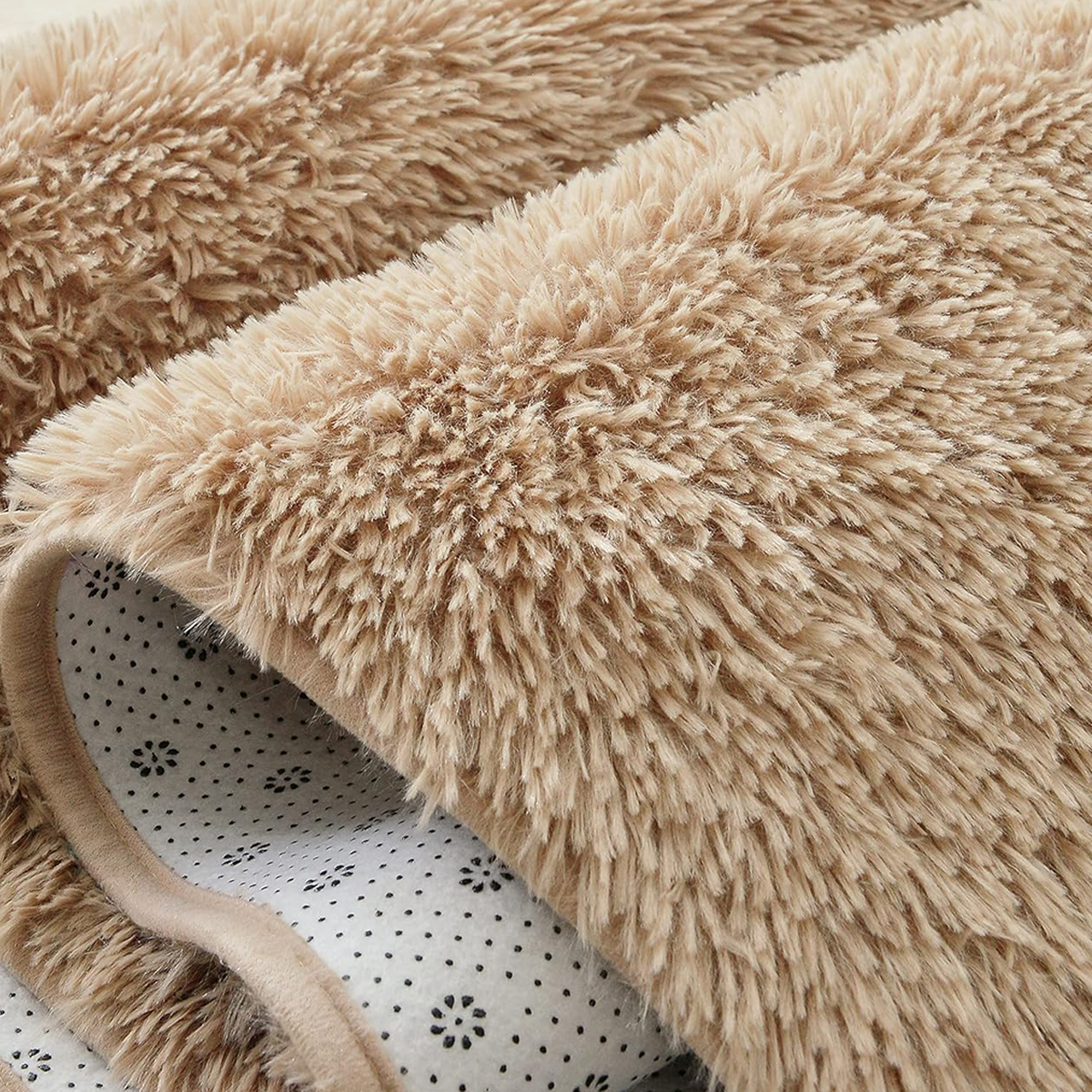 Tapete Felpudo 1,50 x 2,00 Sala Quarto Bege