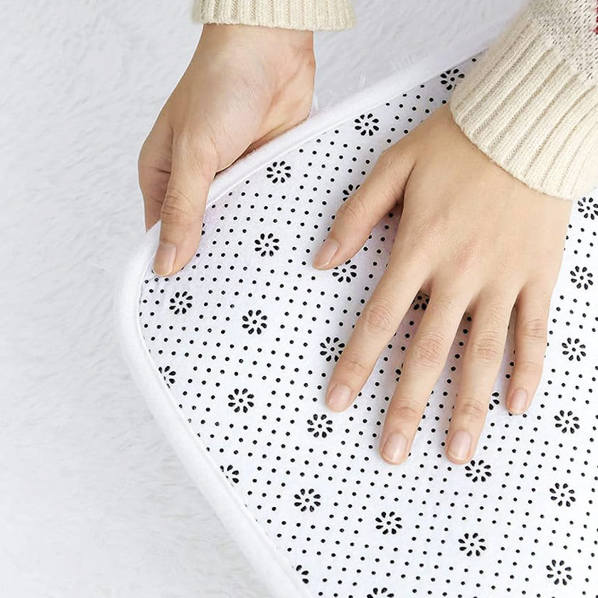 Tapete 4,00x2,00 Peludo Felpudo Sala E Quarto Cores Branco