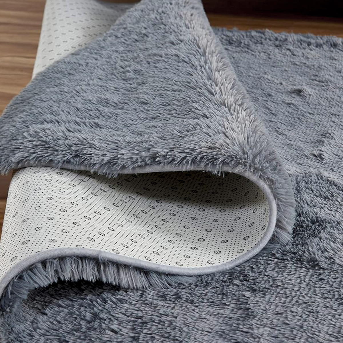 Tapete Passadeira 0,60 x 2,00 Felpudo Cinza