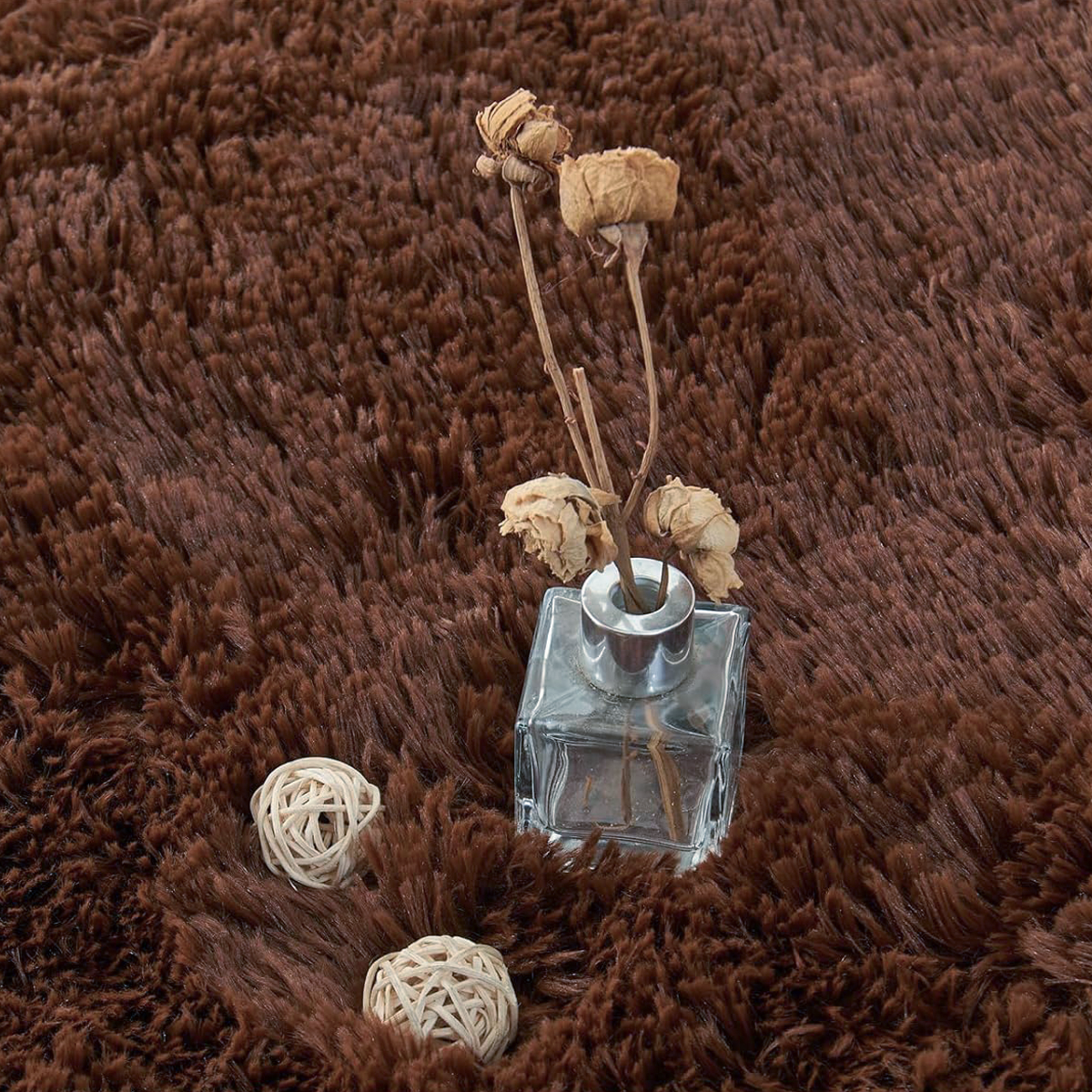 Tapete Felpudo 1,50 x 2,00 Sala Quarto Chocolate