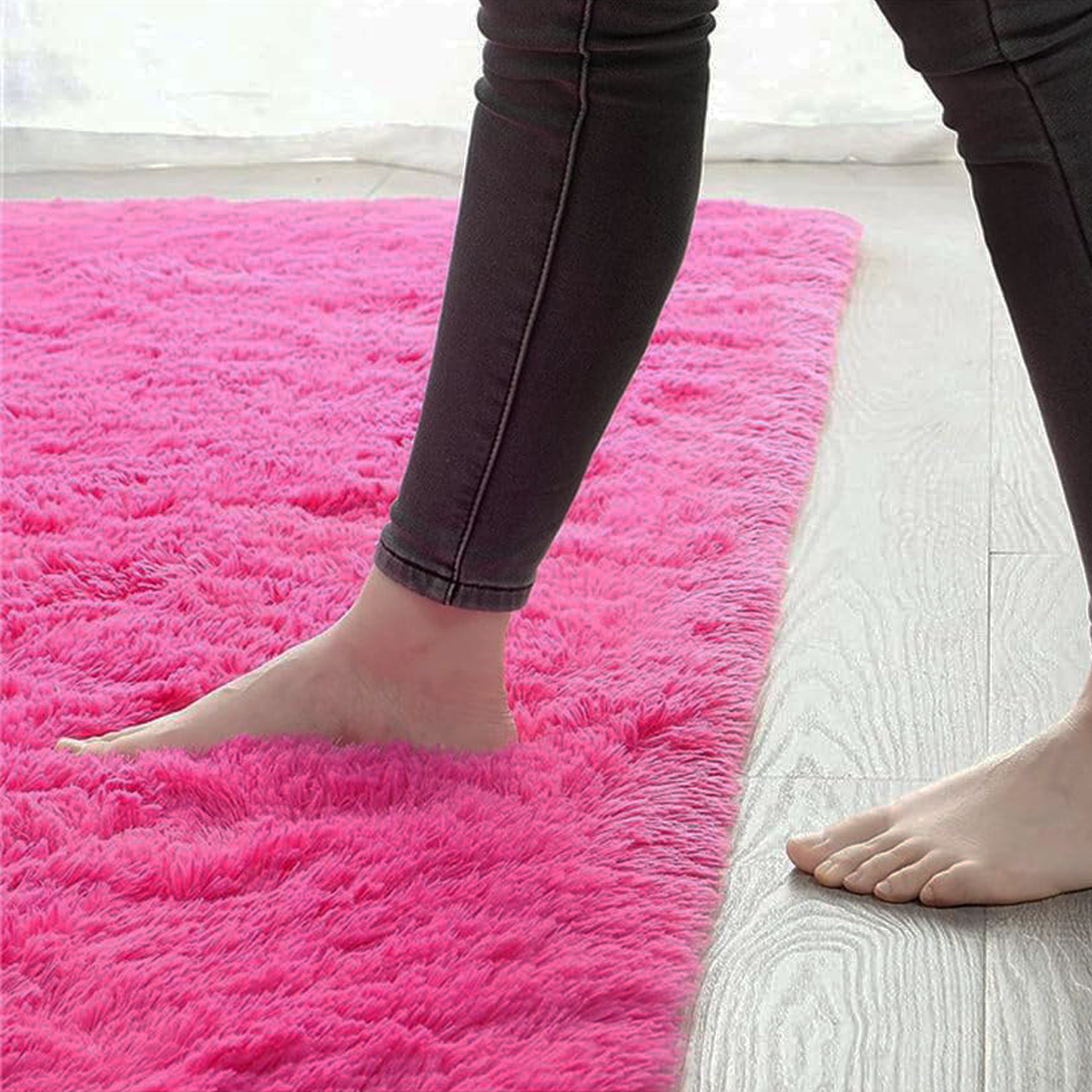 Tapete Passadeira 0,60 x 2,00 Felpudo Pink